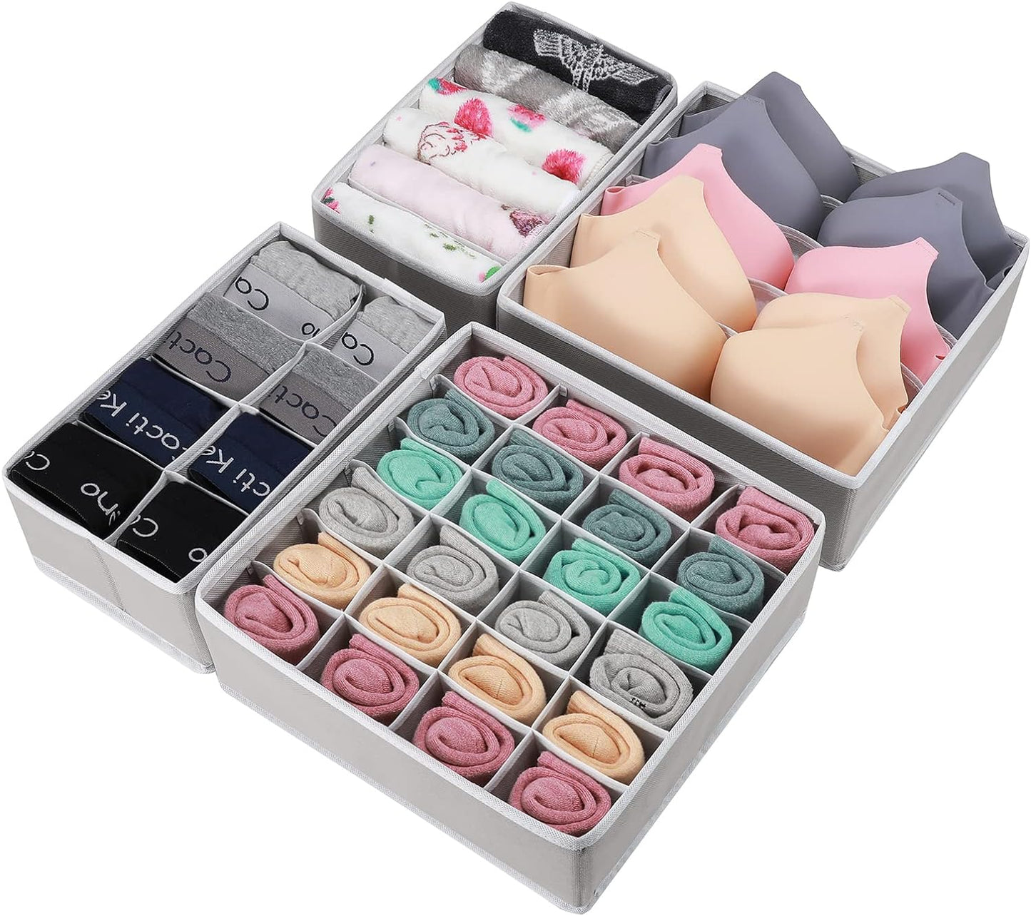 NeatCloset® - ORGANIZADOR DE PRENDAS (SET DE 4 UND)