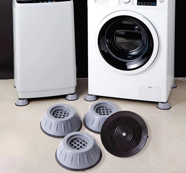 Soporte para lavadoras y secadoras (Pack de 4 UND)