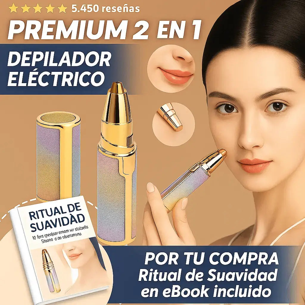 SILKIO® Depilador 2 en 1 con Tecnología de Suavidad y Precisión Profesional