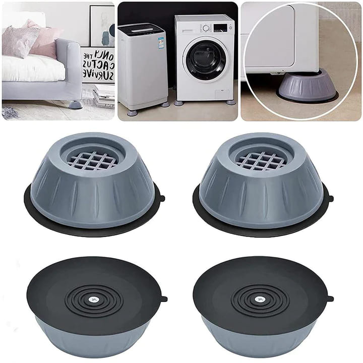 Soporte para lavadoras y secadoras (Pack de 4 UND)